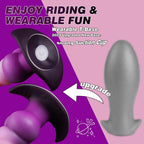 Aural Bliss Vibrating Plug – Dual Tone Purple Edition - Tarisss Sex Toy Store