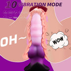 Aural Bliss Vibrating Plug – Dual Tone Purple Edition - Tarisss Sex Toy Store