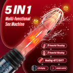 Automatic Thrusting Vibrator with Telescopic Motion - Tarisss Sex Toy Store