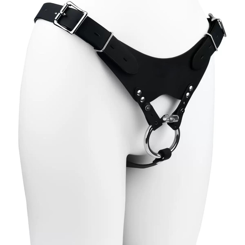 Leather Chastity Support Strap-PU10