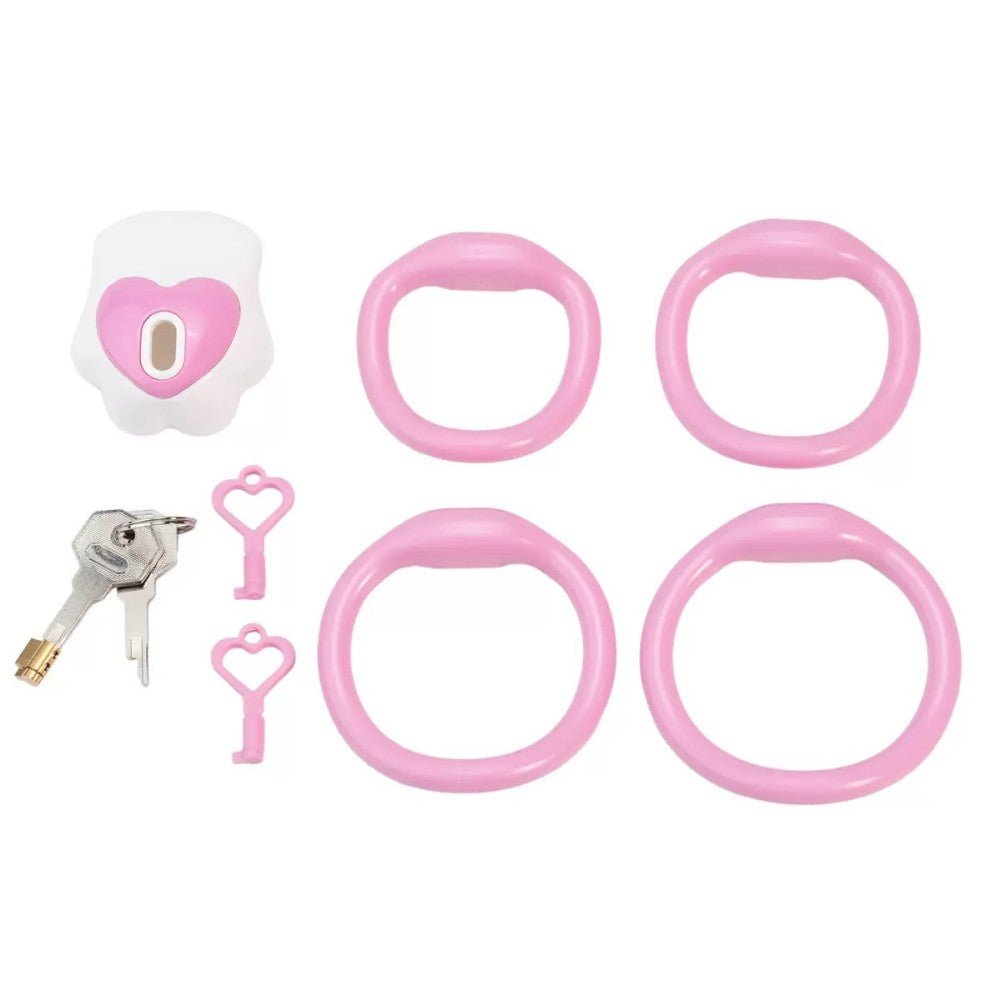Heart Paw Protective Chastity Lock