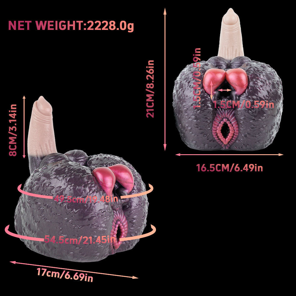 Hyena Torso Sex Doll — Realistic Silicone Beast Pussy & Dog Dildo | Domlust Heavy Fetish