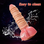 Bamboo Horse Textured Silicone Dildo - Tarisss Sex Toy Store