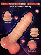 Bamboo Horse Textured Silicone Dildo - Tarisss Sex Toy Store