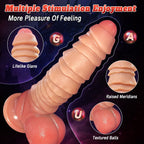Bamboo Horse Textured Silicone Dildo - Tarisss Sex Toy Store