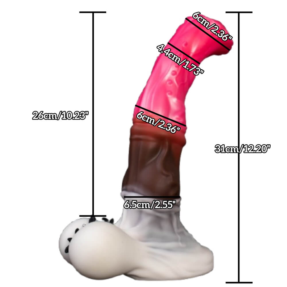 Barbed Mustang 12 Inch Horse Dildo - Tarisss Sex Toy Store