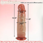Bazooka 11 Inch Most Realistic Dual Density Dildo - Tarisss Sex Toy Store