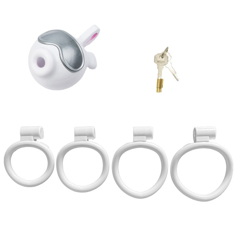 Octopus Goggle Chastity Cage 🐙  – Compact Male Chastity Device with Key