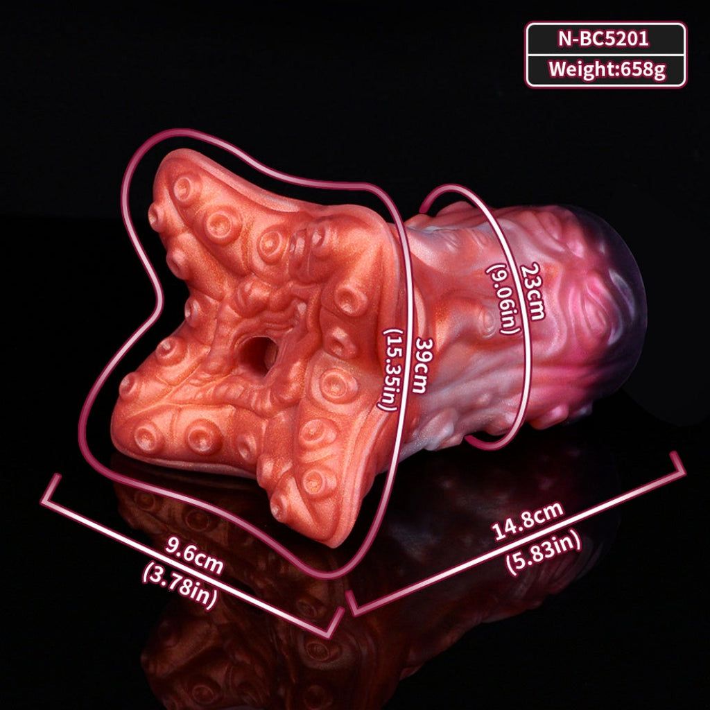 Octopus Flower Fetish Pocket Pussy — Ultra-Soft Silicone Masturbator | Domlust