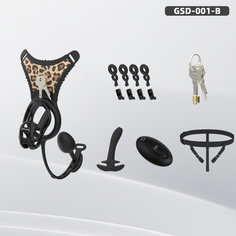 Upgraded Cobra Chastity Cage With Underwear & Plug – Complete Locked Set GSD Series