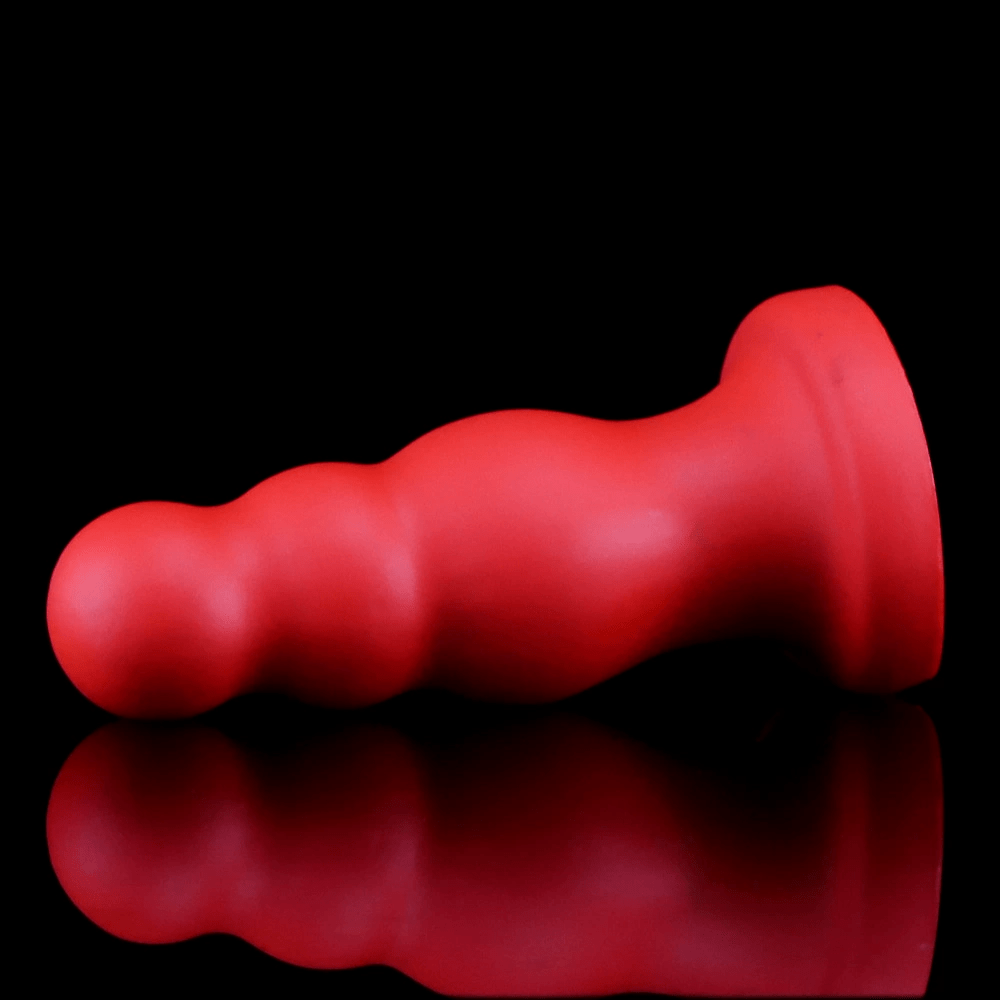 Beaded Anal Trainer Plug with Wide Base - Tarisss Sex Toy Store