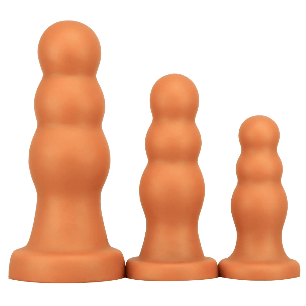 Beaded Anal Trainer Plug with Wide Base - Tarisss Sex Toy Store