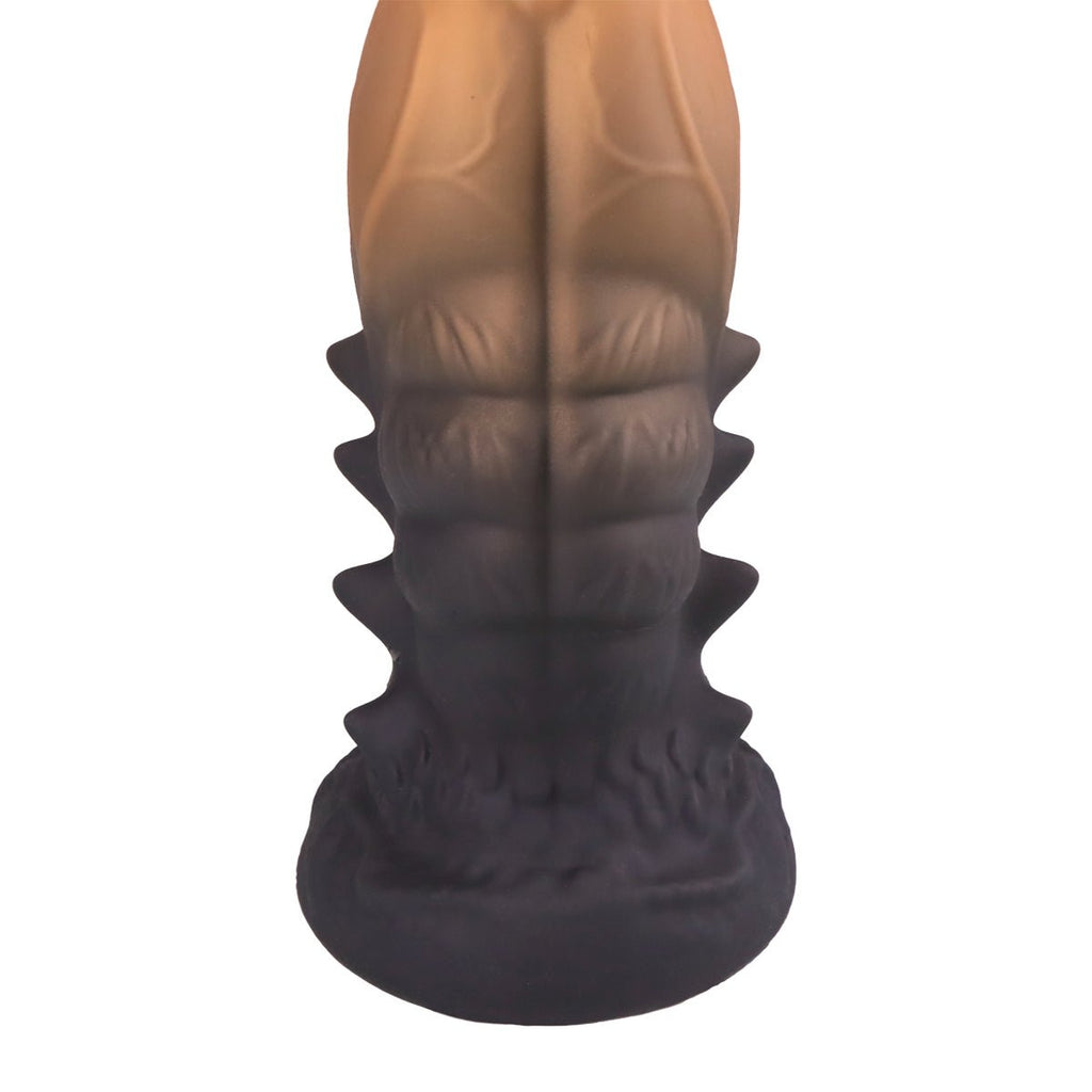 Beaded Fantasy Dildo with Strong Suction Base Dragon Monster Toy with Spherical Studs - Tarisss Sex Toy Store