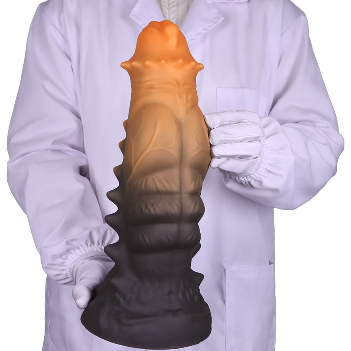 Beaded Fantasy Dildo with Strong Suction Base Dragon Monster Toy with Spherical Studs - Tarisss Sex Toy Store
