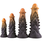 Beaded Fantasy Dildo with Strong Suction Base Dragon Monster Toy with Spherical Studs - Tarisss Sex Toy Store