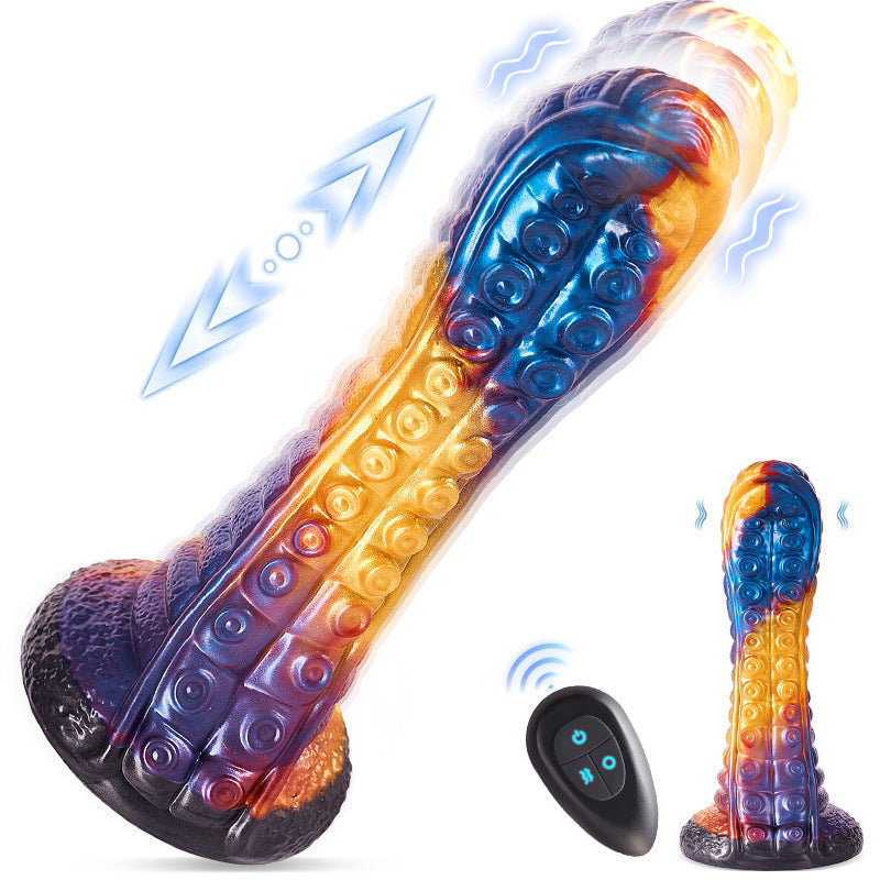 Exotic Serpent Monster Dildo Thrusting Vibrator - Snake in Pussy Remote Control Vibrating Sex