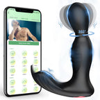 APP Controlled Prostate Massgaer - 360° Rotation Clamp Vibrating Butt Plug Panty Vibrator