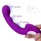 Finger Vibrator Prostate Massager - 30 Intense G Spot Stimulator Vibrating Butt Plug