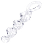 Glass Dildo Butt Plug - Pyrex Crystal G-spot Anal Sex Toys for Women Men