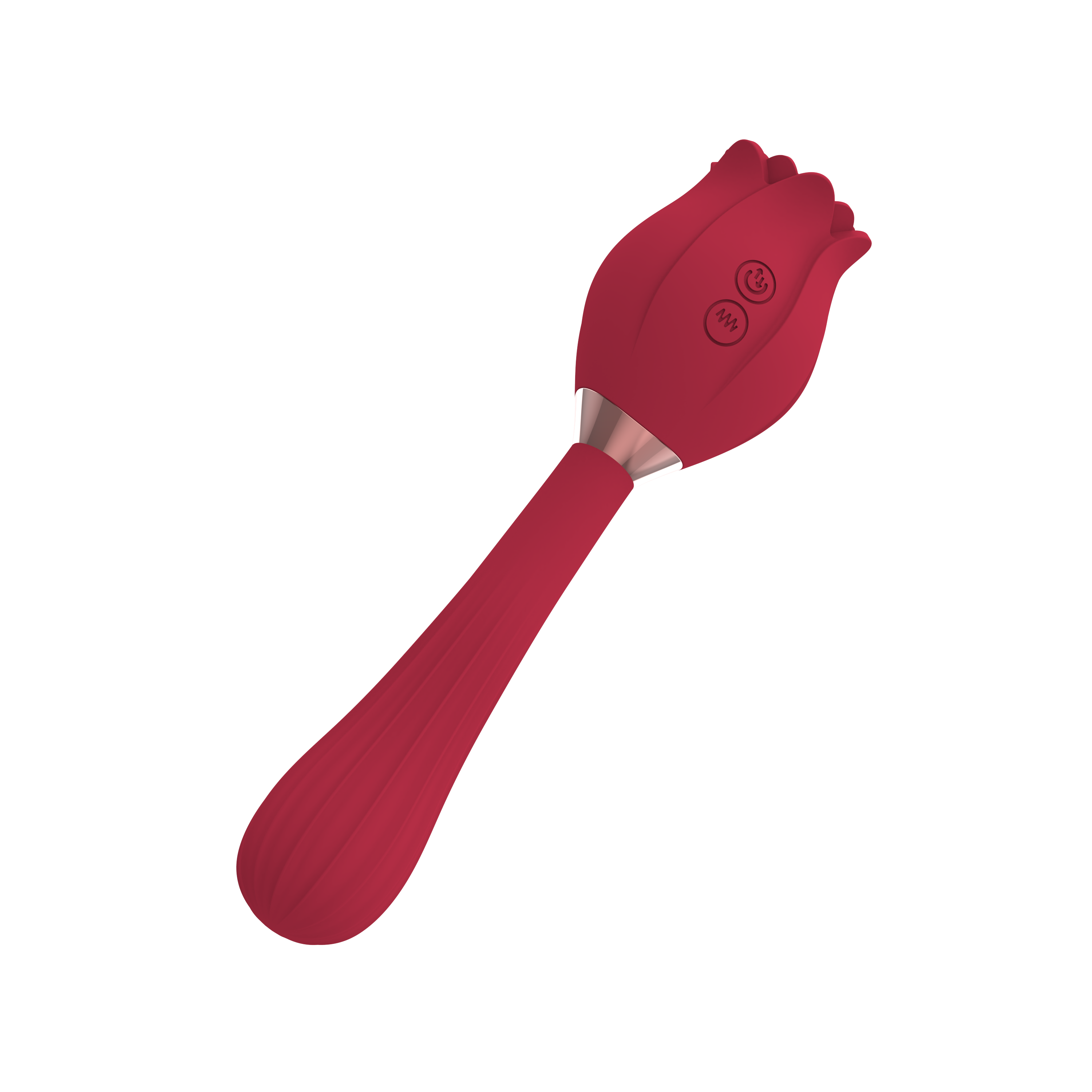 Rose Clit Sucking G Spot Vibrator - Handheld Nipple Sucker Female Sex Toys