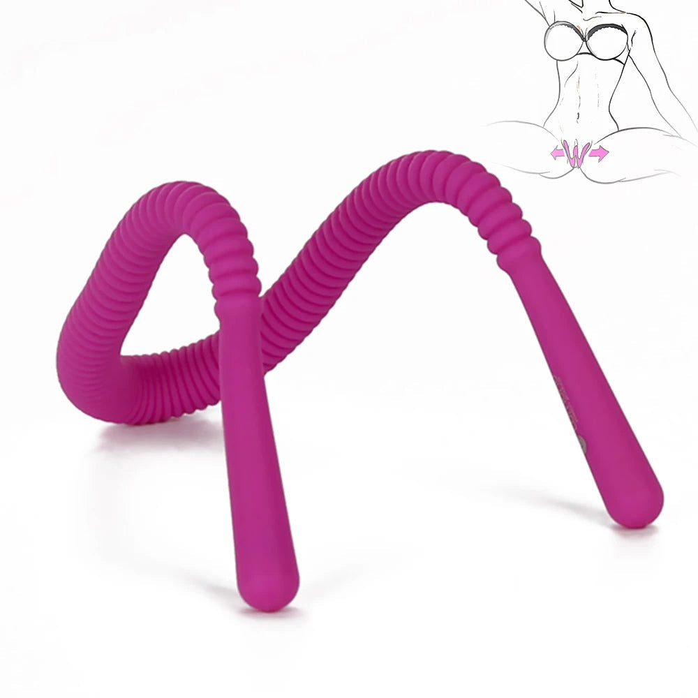 Female Labia Spreader Anal Dilator - Silicone Vaginal Exploration Speculum Female Anatomy Sex Toys