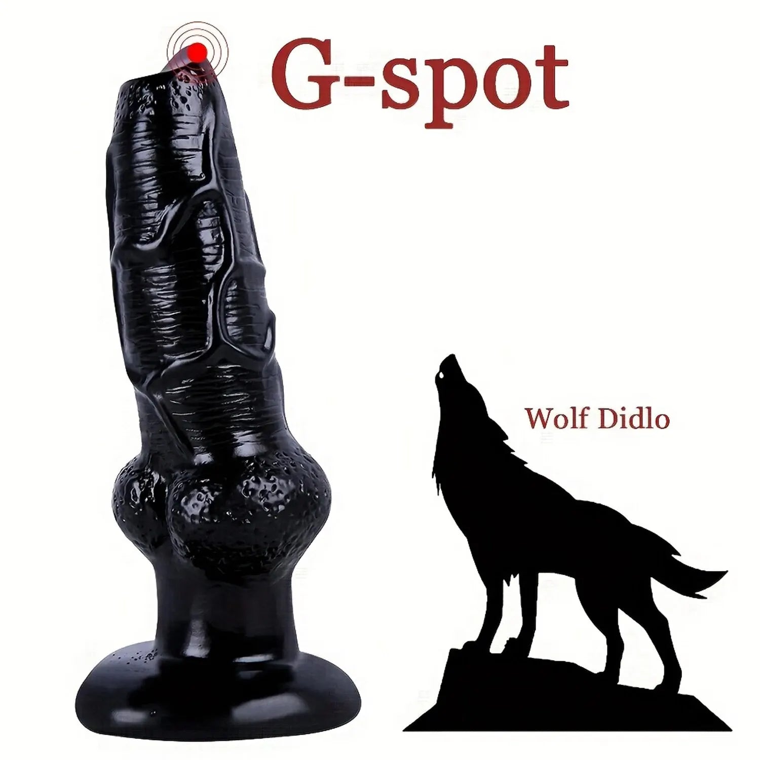 Realistic Animal Dog Dildo - Domlust Silicone Wolf Penis Women Masturbating Anal Plug