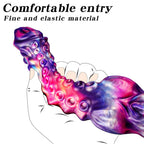 Domlust Squirting Tentacle Dildo – Platinum Silicone Monster Knotted Ejaculating Fantasy Sex Toy