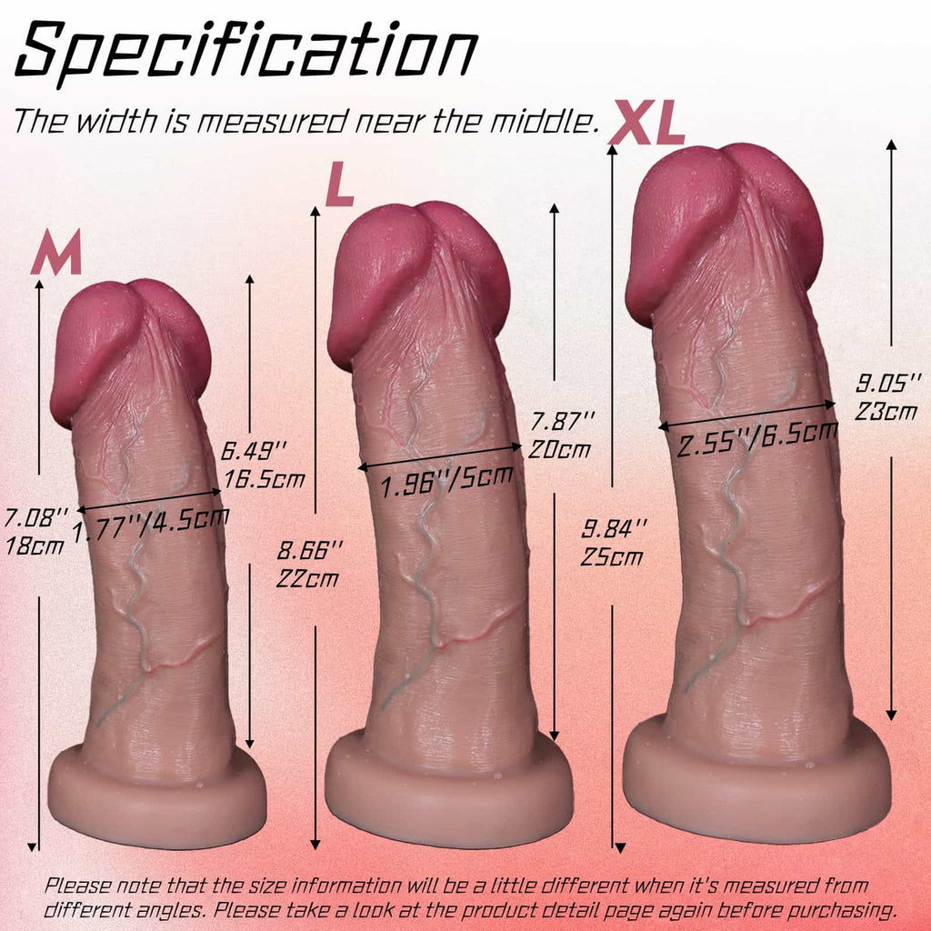 Big Jimmy 9 Inch Super Realistic Dildo - Tarisss Sex Toy Store