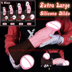 Huge Dildo Large Butt Plug Prostate Massager - Big Testicle Suction Cup Realistic Anal Sex Toys