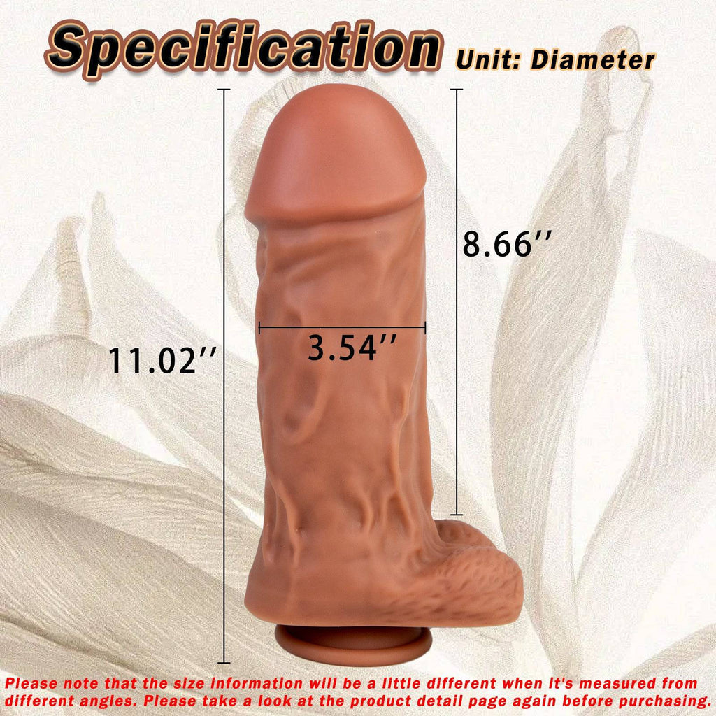 Biggie Eddie 11 Inch Huge Realistic Dildo - Tarisss Sex Toy Store
