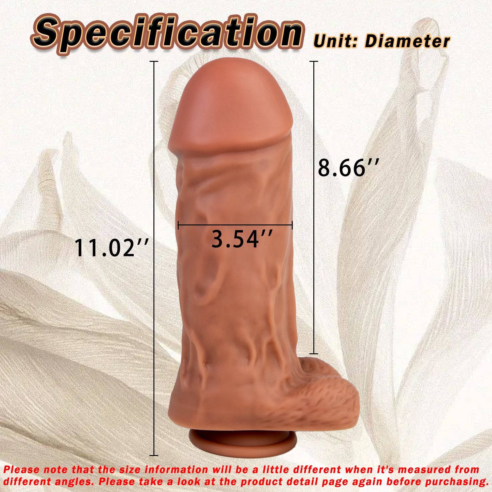 Biggie Eddie 11 Inch Huge Realistic Dildo - Tarisss Sex Toy Store