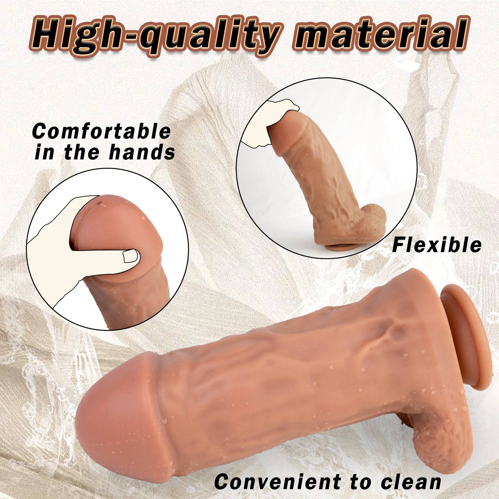 Biggie Eddie 11 Inch Huge Realistic Dildo - Tarisss Sex Toy Store