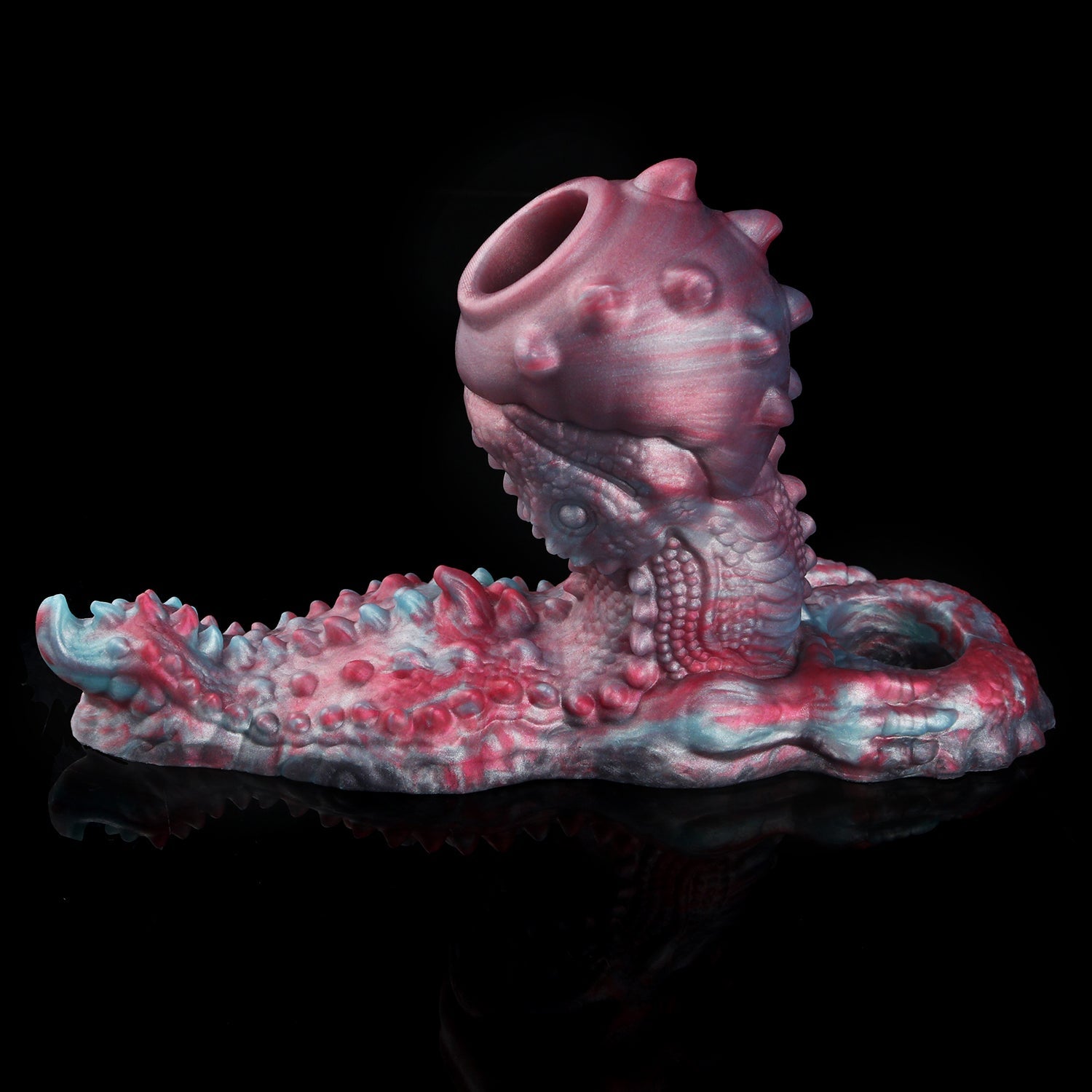 Vaultbreaker Beast Cock Sleeve with Grinding Plate — 2-in-1 Fantasy Penis Extender for Couples Who Want More