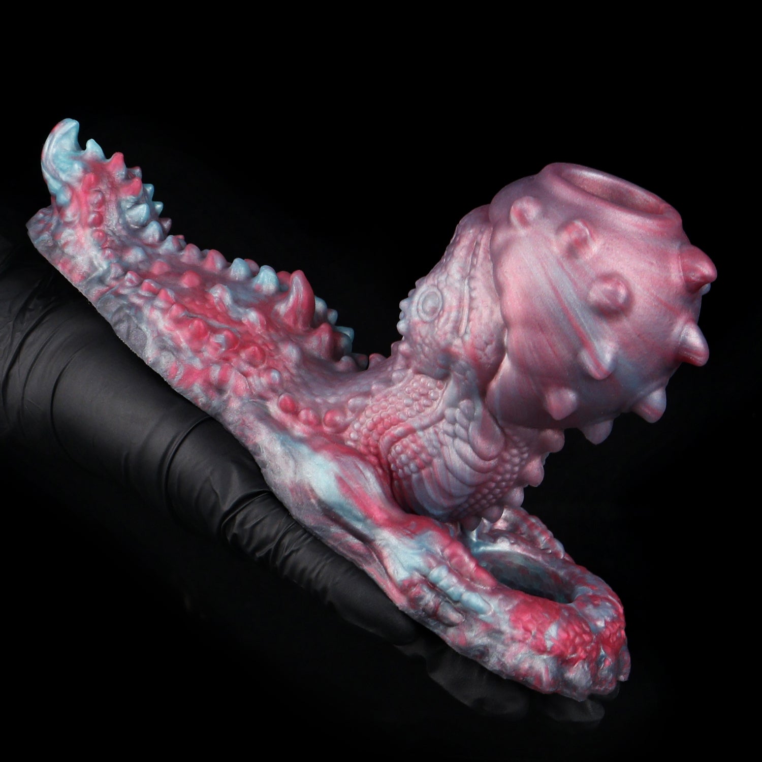 Vaultbreaker Beast Cock Sleeve with Grinding Plate — 2-in-1 Fantasy Penis Extender for Couples Who Want More