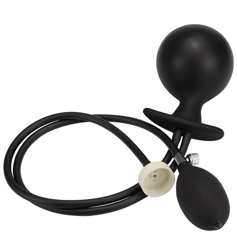 Black Big Inflatable Butt Plug - Tarisss Sex Toy Store