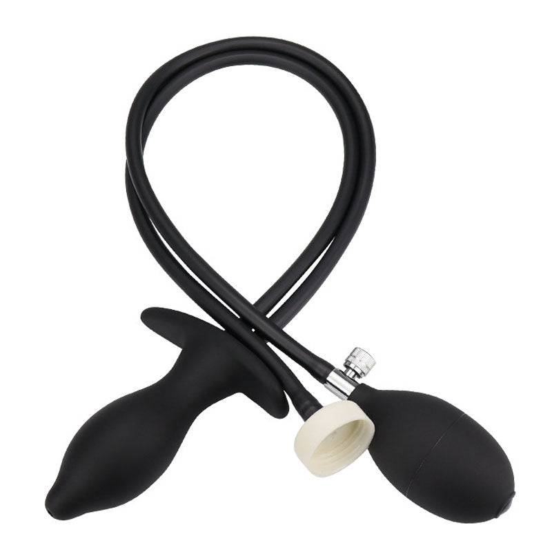 Black Big Inflatable Butt Plug - Tarisss Sex Toy Store