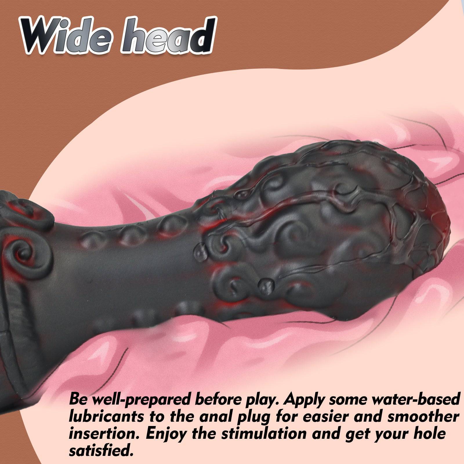 Black Myth Wukong 9 Inch Huge Butt Plug - Tarisss Sex Toy Store