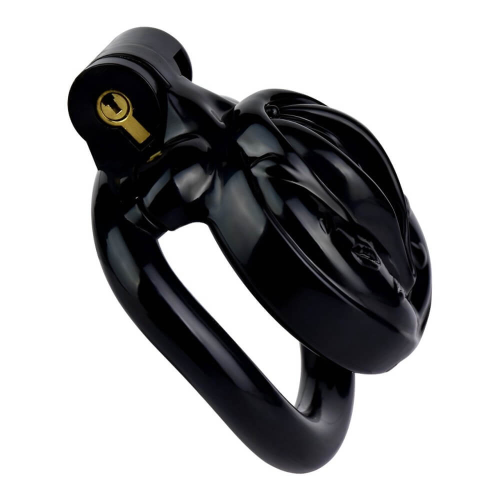 Black Resin Male Sissy Chastity Cage - Tarisss Sex Toy Store