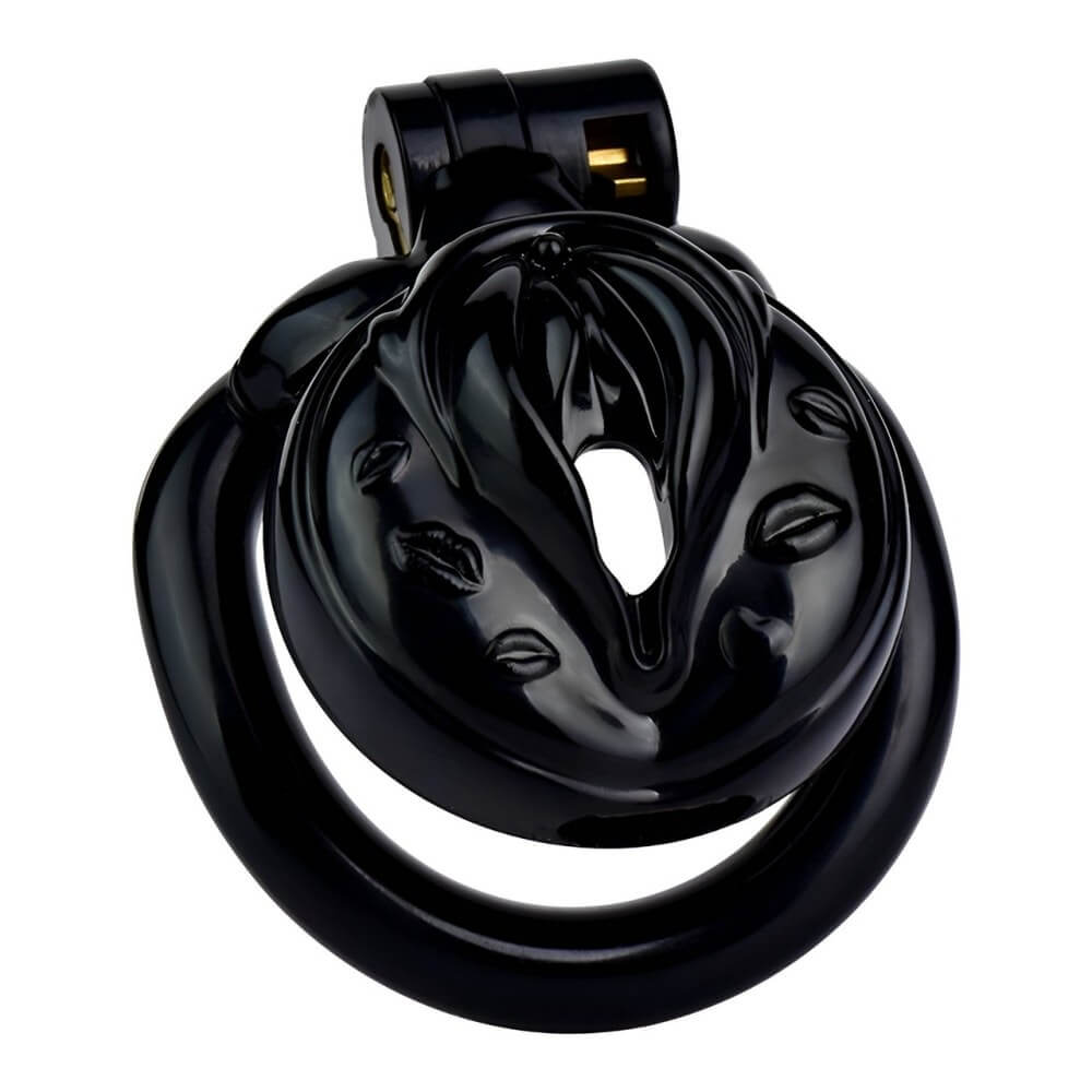 Black Resin Male Sissy Chastity Cage - Tarisss Sex Toy Store