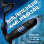 Bluetooth App Remote Control 6 Thrusting Prostate Massager - Tarisss Sex Toy Store