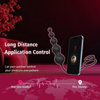 Bluetooth APP Remote Control Thrusting Prostate Massager with 9 Modes & Penis Ring & Anal Beads - Tarisss Sex Toy Store