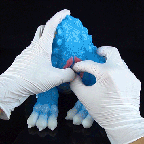 Azure Dragon Beast Fantasy Mini Sex Doll – Alien Pocket Pussy Platinum Silicone | Domlust