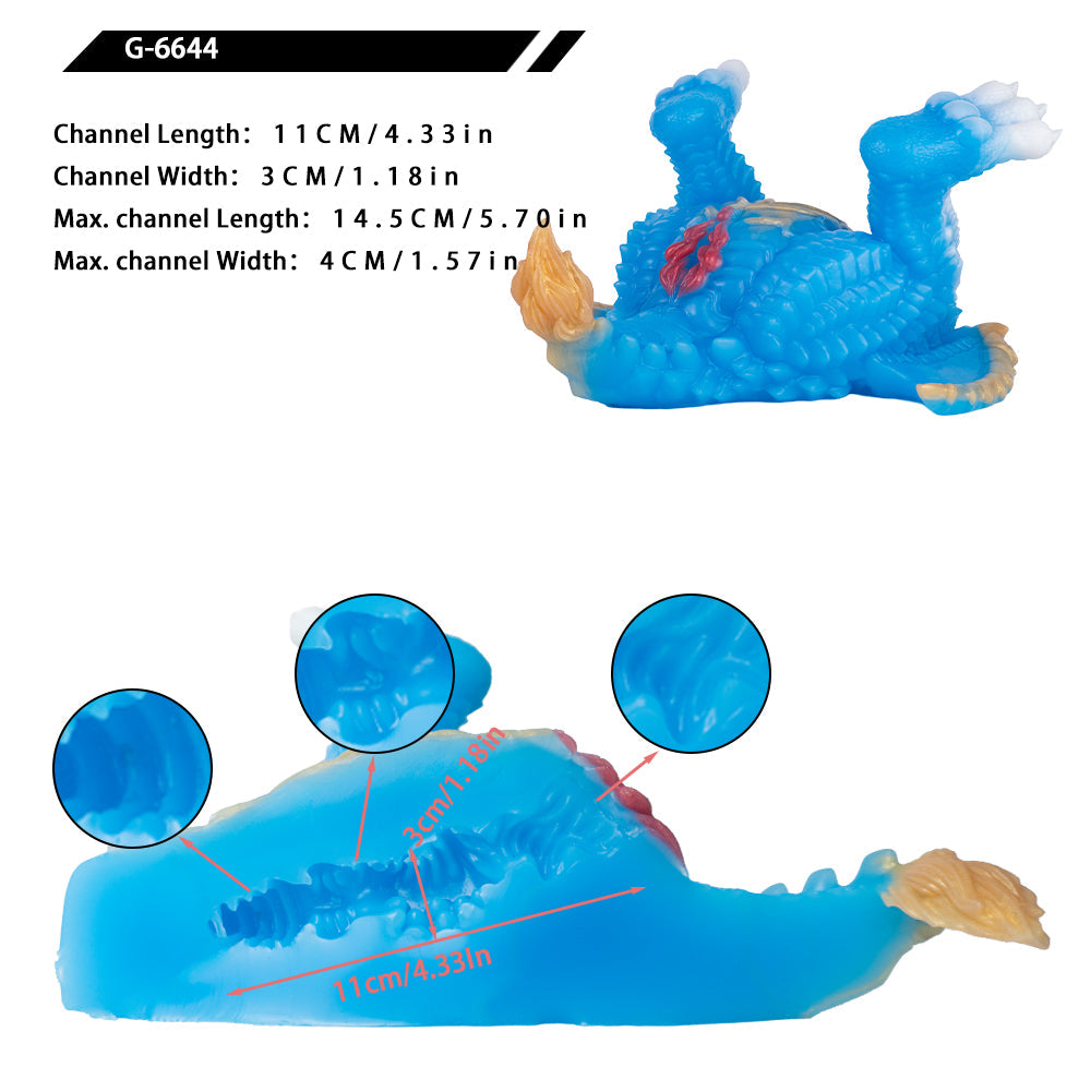 Azure Dragon Beast Fantasy Mini Sex Doll – Alien Pocket Pussy Platinum Silicone | Domlust