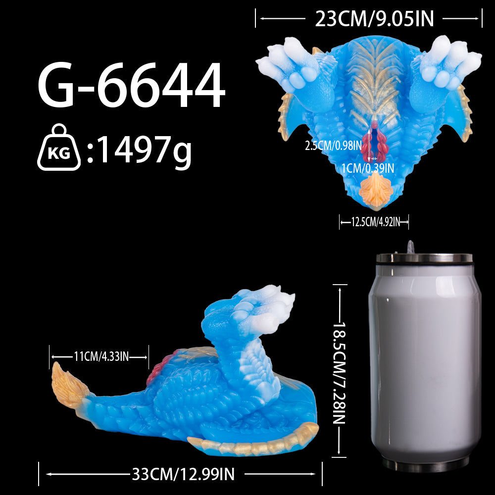 Azure Dragon Beast Fantasy Mini Sex Doll – Alien Pocket Pussy Platinum Silicone | Domlust