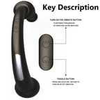 Body - Safe Silicone Curved Anal Plug with Dual - End Design - Tarisss Sex Toy Store