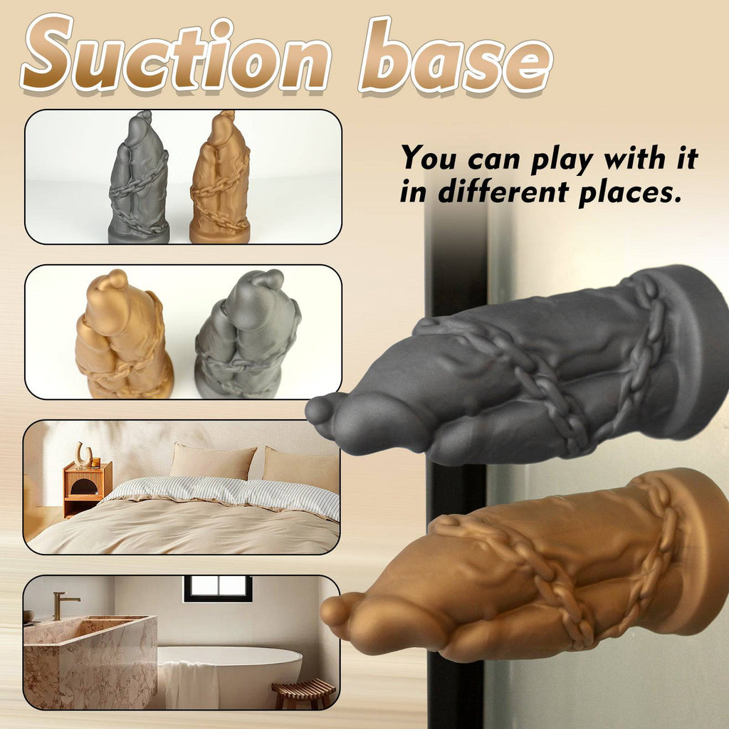 Bondage 9 Inch Extra Thick Huge Realistic Dildo - Tarisss Sex Toy Store