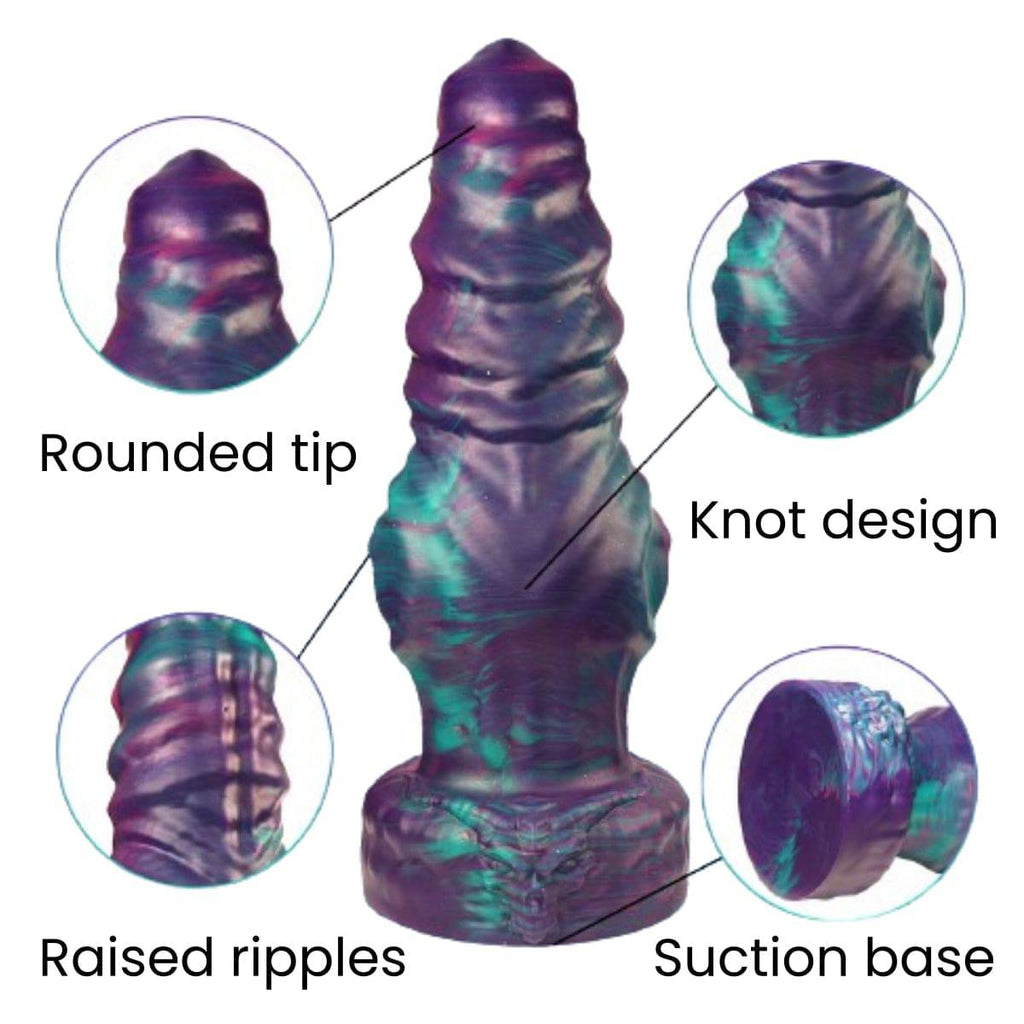 Bull Demon 12 Inch Knotted Fantasy Monster Dildo - Tarisss Sex Toy Store