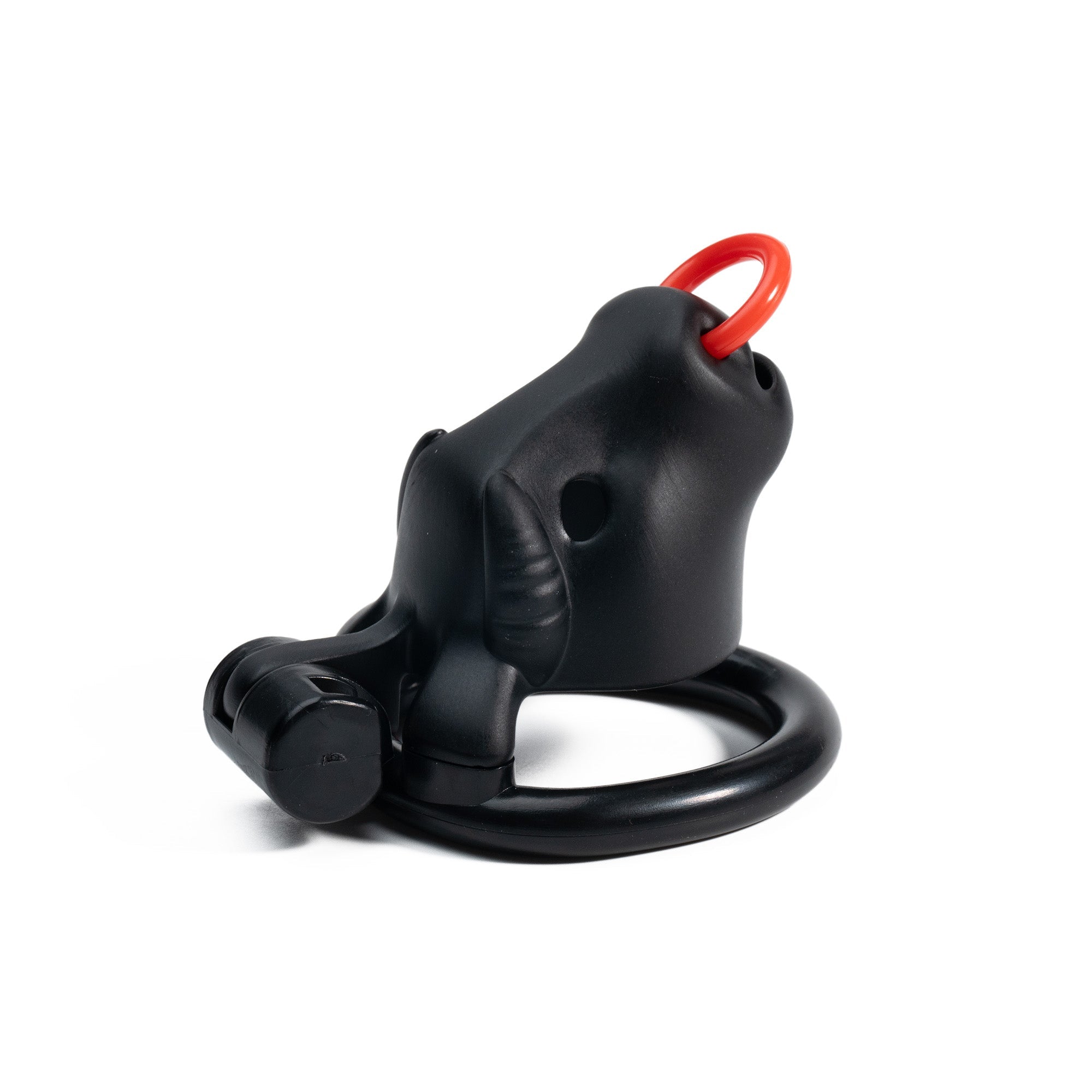 Bull - Shaped Male Restraint Cage Kit with Locking Rings, Keys & Leash Set - Tarisss Sex Toy Store