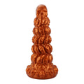 Bumpy Silicone Anal Tower Dildo with Graduated Rings and Suction Base - Tarisss Sex Toy Store