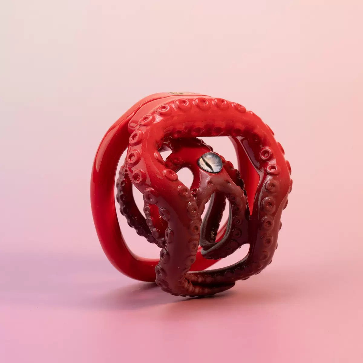 OctaCore Octopus-Inspired Dual-Layer Biomechanical Chastity Cage🐙